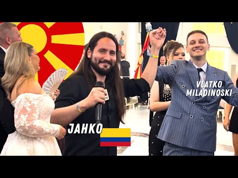 Видео: 🤫 Колумбиец Jанко ги изненади сите на 🇲🇰македонска свадба