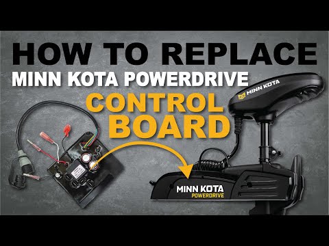 Видео: Как заменить плату управления // MINN KOTA POWERDRIVE