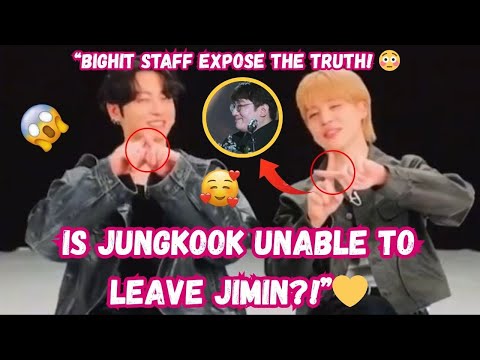 Видео: Сотрудники Big Hit раскрывают всё: действительно ли Чонгук не может расстаться с Чимином?