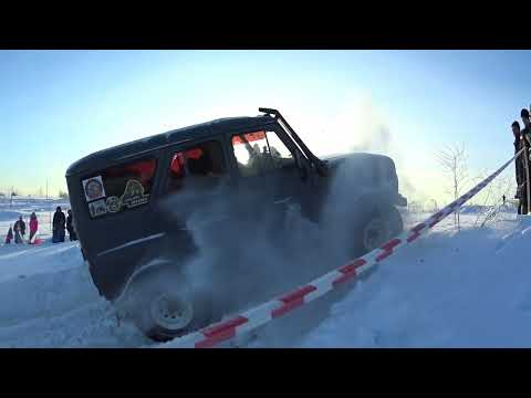 Видео: Внедорожные соревнования "Зимний Кураж"