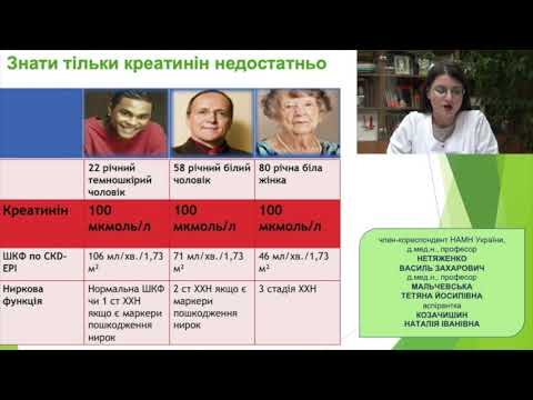 Видео: Особливості лікування хворих з АГ в поєднанні з хронічною хворобою нирок: кардіоренальний континіум