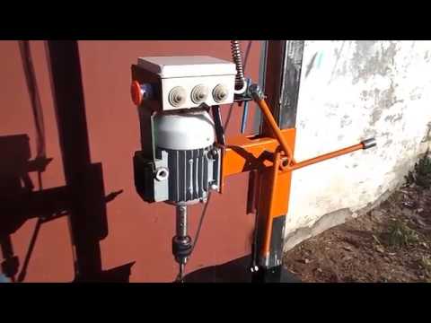 Видео: Сверлильный станок. Самодельный. Drilling machine. Homemade.