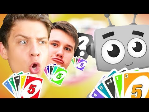 Видео: БАНДА ЮТУБ vs. ВЫСОКИЙ ИСКУСТВЕННЫЙ ИНТЕЛЕКТ! (Uno)