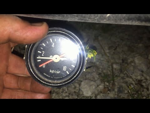 Видео: Опель Омега Б . Х25ХЕ проверяем давление после применения "нано-жижи" )))