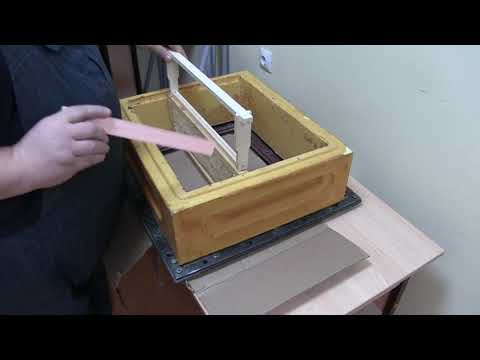 Видео: Чертежи и размеры матрицы-формы для заливки ульев из ППУ вам не нужны. Изготовление матрицы 7 часть