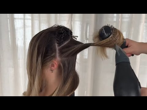 Видео: как сушить феном большие упругие волосы быстро