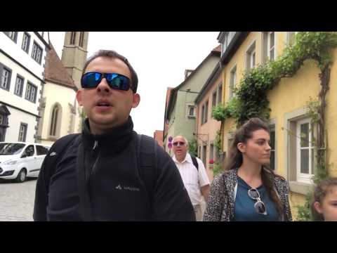 Видео: 5. Наше путешествие в Баварию город Ротенбург Пушки, Старинная стена и черепица часть 5.