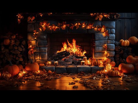 Видео: 🌙 Уютный камин 4K | 3 часа расслабляющей атмосферы потрескивания огня