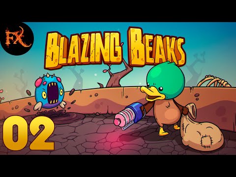 Видео: [Уточка Уничтожает Насекомых и Монстров] — Blazing Beaks [02]