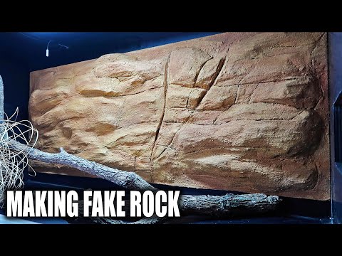 Видео: Как сделать потрясающие каменные фоны для рептилий!