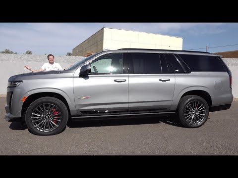 Видео: Cadillac Escalade V 2023 года - это быстрый, огромный, люксовый внедорожник за 150 000 $