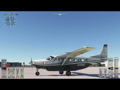 Видео: Обзор и инструментальный полет на Cessna 208B Grand Caravan EX в MSFS 2020 с VR