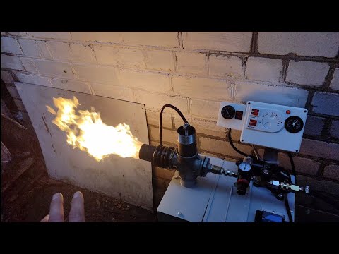 Видео: Неймовірний пальник на маслі. Пальник на відпрацьованому мастилі, на отработкі