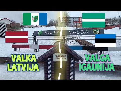 Видео: Valka, Valga: Ziema / Валка, Валга: Зима 🇱🇻🇪🇪