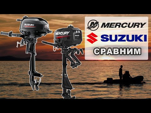 Видео: SUZUKI DF 2.5 и MERCURY 2.5 MH.