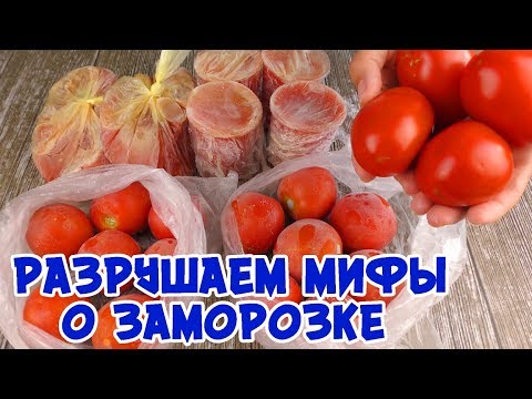 Видео: ПОМИДОРЫ ЗИМОЙ больше НЕ ПОКУПАЮ! КАК ЛУЧШЕ ИХ ЗАМОРОЗИТЬ?