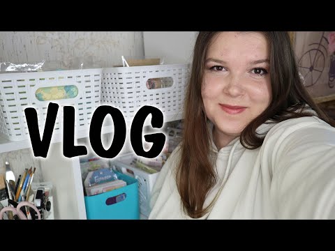 Видео: Scrap Vlog №6/ Обновление на рабочем месте, покупки, цветы/ Скрапбукинг