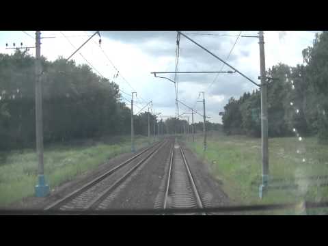 Видео: От Киевского вокзала до ст. Нара в кабине ЧС7