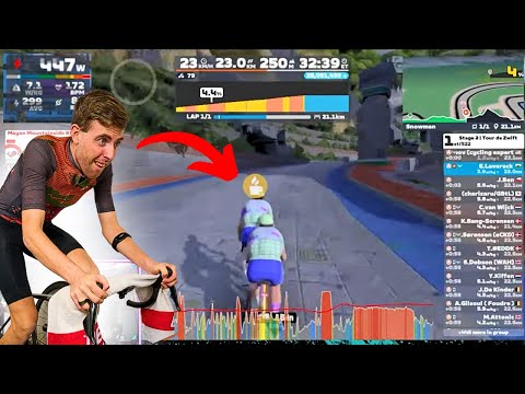 Видео: Отрываясь от 400 гонщиков на Тур де Звифт, и тут ПРОИСХОДИТ ЭТО…