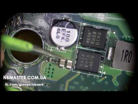 Видео: ✅ Ремонт переходных отверстий в залитом ноутбуке. Repair via holes in a flooded laptop