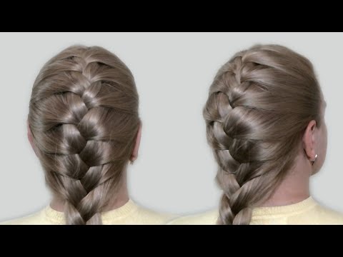 Видео: Как Заплести Французскую Косу Себе Самой| Видео Урок| How To: Basic French Braid