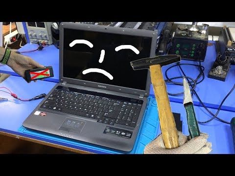 Видео: ОЖИВЛЕНИЕ МЕРТВЕЦА SAMSUNG R525 ИЛИ РЕМОНТ ПРИ ПОМОЩИ НОЖА И МОЛОТКА