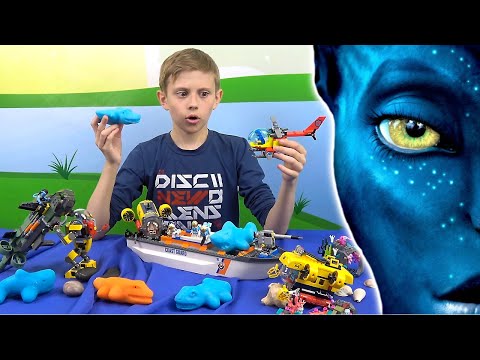Видео: Лего АВАТАР и Даник спасают ДИНОЗАВРОВ Dino Eggs на Пандоре от браконьеров!