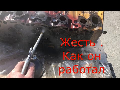 Видео: Замена колпачков , Притирка клапанов , чистка и мойка головки CATERPILLAR 3126