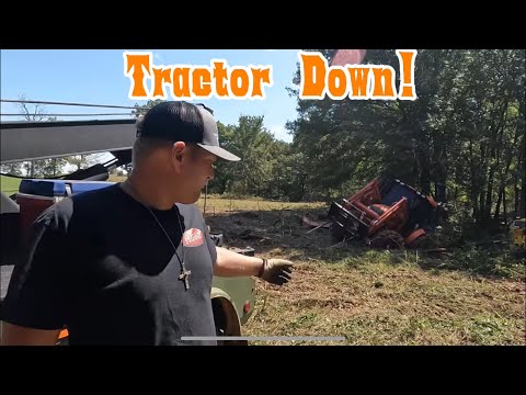 Видео: Трактор УПАЛ в РУЧЕЙ, пока выкорчевывал кусты!! Неужели у моих лебедок остался последний шанс на ...