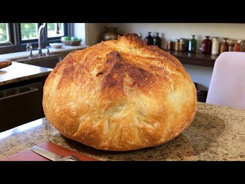 Видео: 🍞 Без замеса, без ночного хранения! Самый простой домашний хлеб