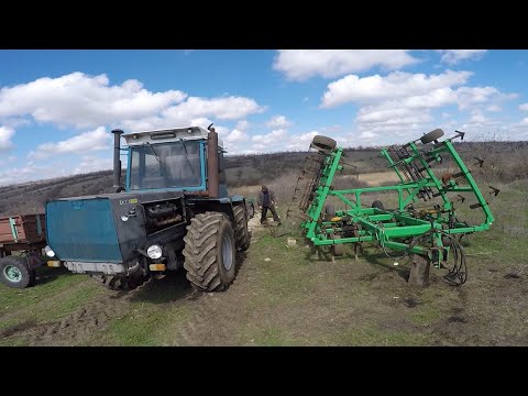 Видео: Культивируем пахоту на ХТЗ-17221 с культиватором ВЕЛЕС-АГРО КПГ 8.2