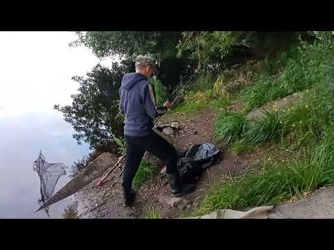 Видео: Рыбалка фидером на Березине/сменил много мест/река молчит и рыба тоже!