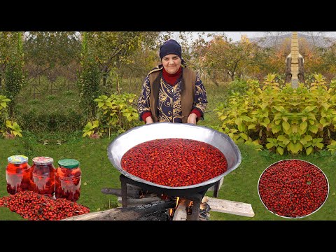 Видео: Сбор шиповника в горах - приготовление варенья из шиповника и жареного хлеба