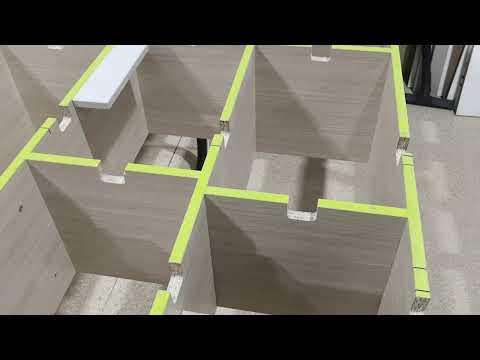 Видео: стол для раскроя больших листов ЛДСП.