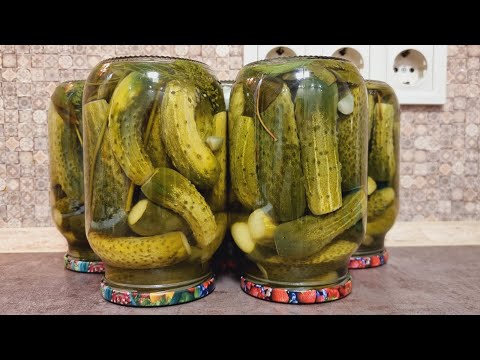 Видео: самые вкусные маринованные огурцы ! очень просто и очень быстро