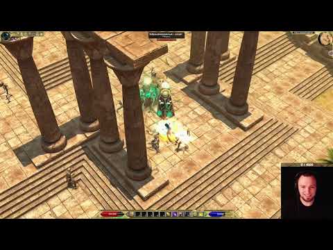Видео: Прохождение Titan Quest Anniversary Edition за Боевого мага (Ратное дело + Земля) #3