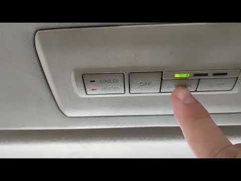 Видео: Mitsubishi delica d5 управление печкой и кондиционером с третьего ряда.