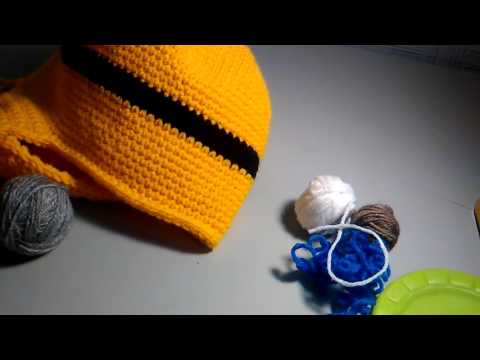 Видео: Шапка миньон часть 6