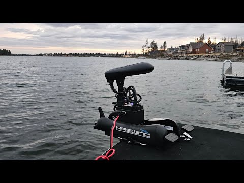 Видео: Первые впечатления от электромотора Cayman Haswing GPS на воде