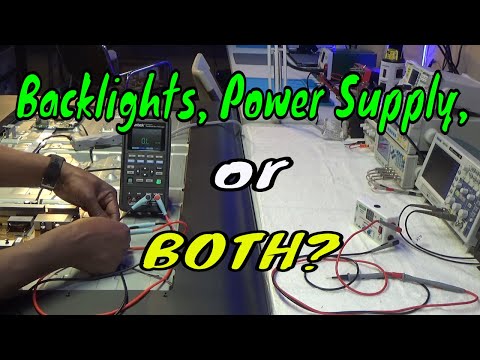 Видео: У Samsung 65" есть звук, но нет изображения. Подсветка или блок питания? Ремонт телевизора UN65H6...