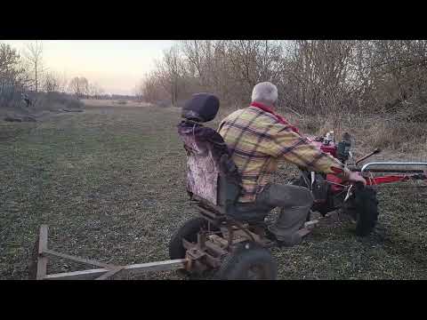 Видео: Грабли для буьяна  - уборка старой люцерны с поля.