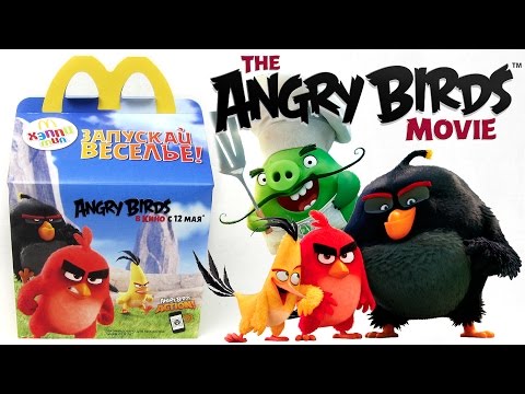 Видео: Хэппи Мил Энгри Бердс / Злые Птицы Май 2016 | Happy Meal Angry Birds May 2016