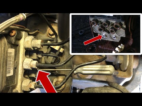 Видео: Замена насоса и модуля ABS Ford F150 2001 года (устранение проваливания педали тормоза)
