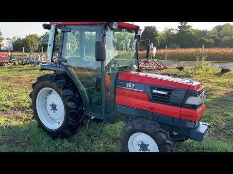 Видео: KUBOTA GL367 HI-SPEED PowerShift review + start kleintraktor compact tractor Японский минитрактор