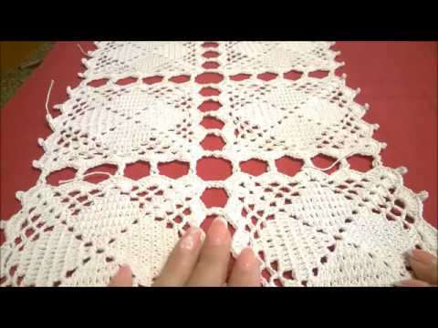 Видео: Квадратная скатерть,салфетка,дорожка. МОТИВ