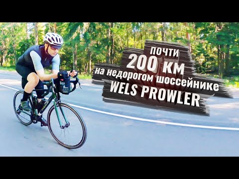 Видео: Почти 200 км. на недорогом шосейнике. Тест WELS PROWLER