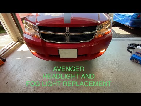 Видео: Замена фар Dodge Avenger