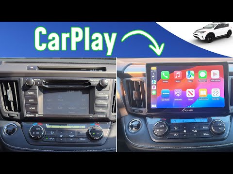 Видео: Обновление радио RAV4 с помощью CarPlay и Android Auto (2013-2018)