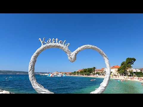 Видео: Каштела Хорватия море июль
