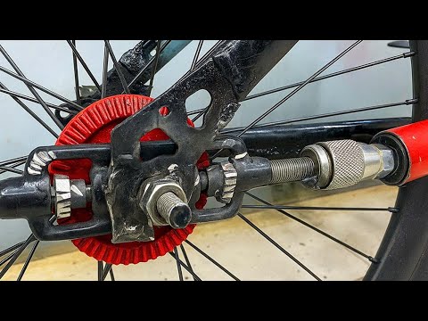 Видео: Многие никогда об этом не задумывались! Превратите обычный велосипед в велосипед без цепи